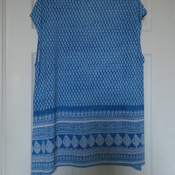 Show Me Your Mumu carter tunic blue paisley - size Small - EUC - Picture 6 of 6